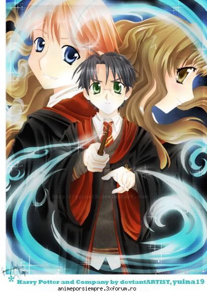 m-am gandit ca deja am o groaza de poze cu harry potter ca anime ..sa le impart cu voi :d anime