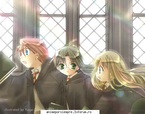running anime harry potter