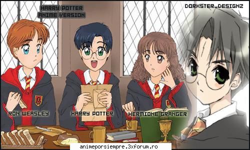la masa anime harry potter