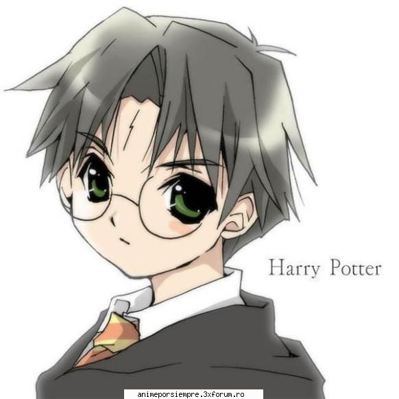 harry anime harry potter