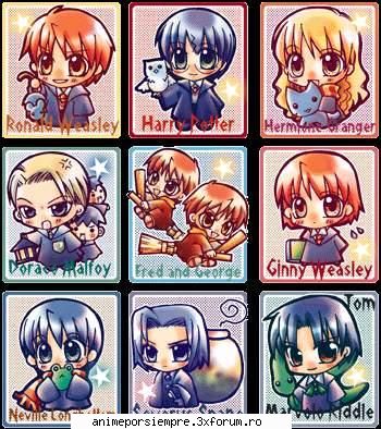 ce draguti sunt  :d anime harry potter